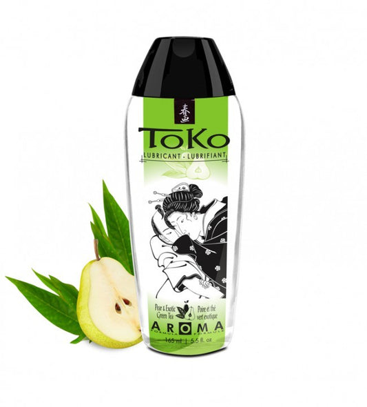 Toko Aroma Poire et Thé vert exotique Lubrifiant 165 ml · Shunga