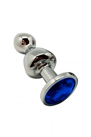 Plug bijou Lollypop bleu S · Wooomy