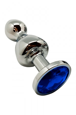 Plug bijou Lollypop bleu L · Wooomy