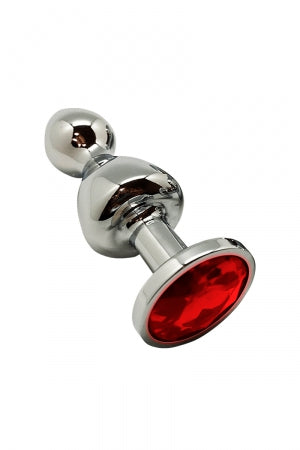Plug bijou Lollypop rouge S · Wooomy
