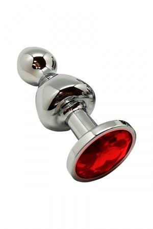 Plug bijou Lollypop rouge M · Wooomy