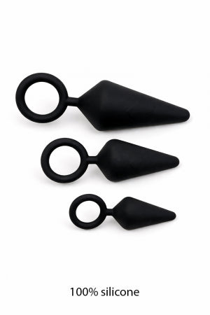kit d'entrainement anal 3 plugs silicone · Litolu