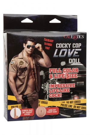 Poupée masculine Cocky Cop Love Doll · Calexotics