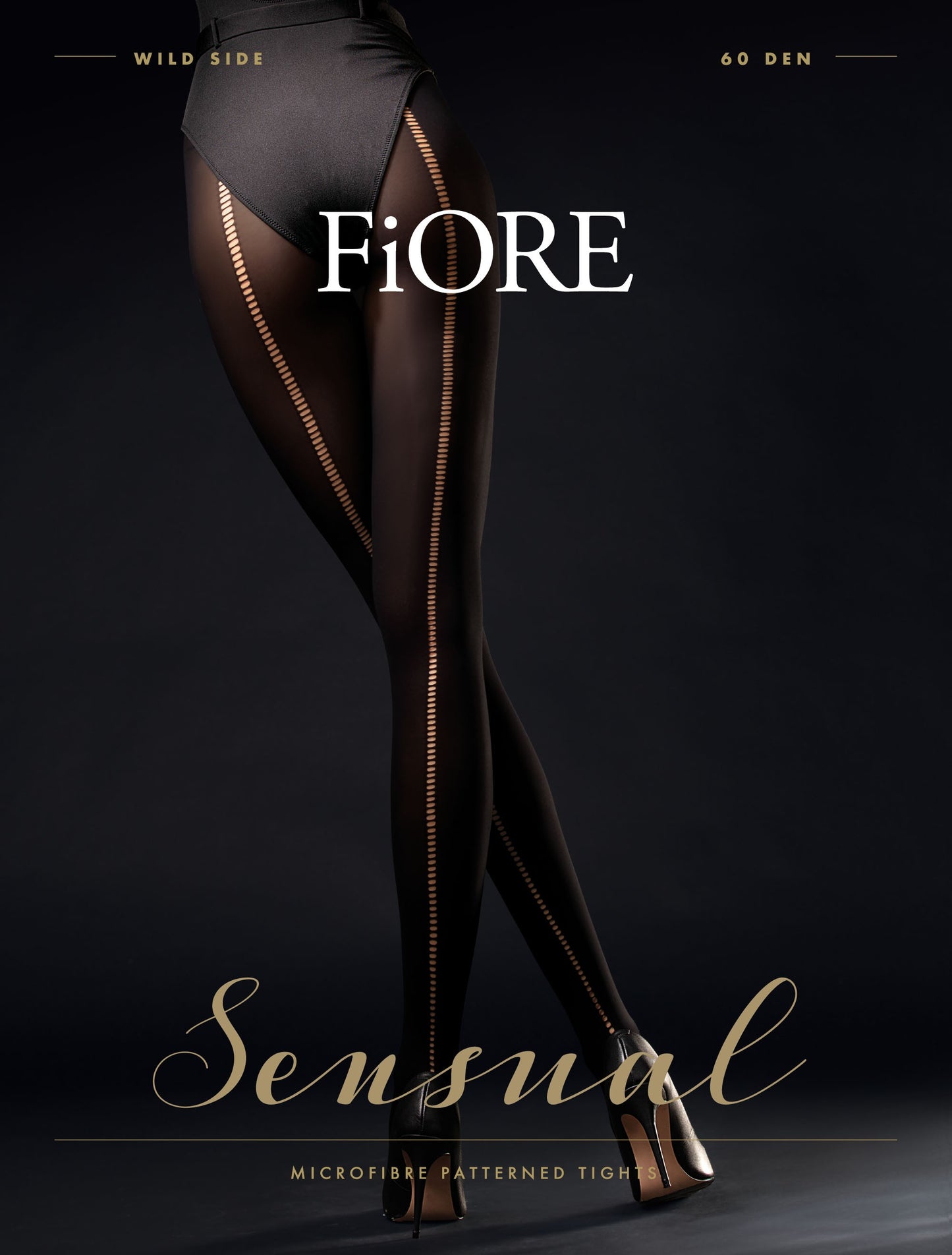 Wild Side Collants 60 DEN Noir · Fiore · vue 2