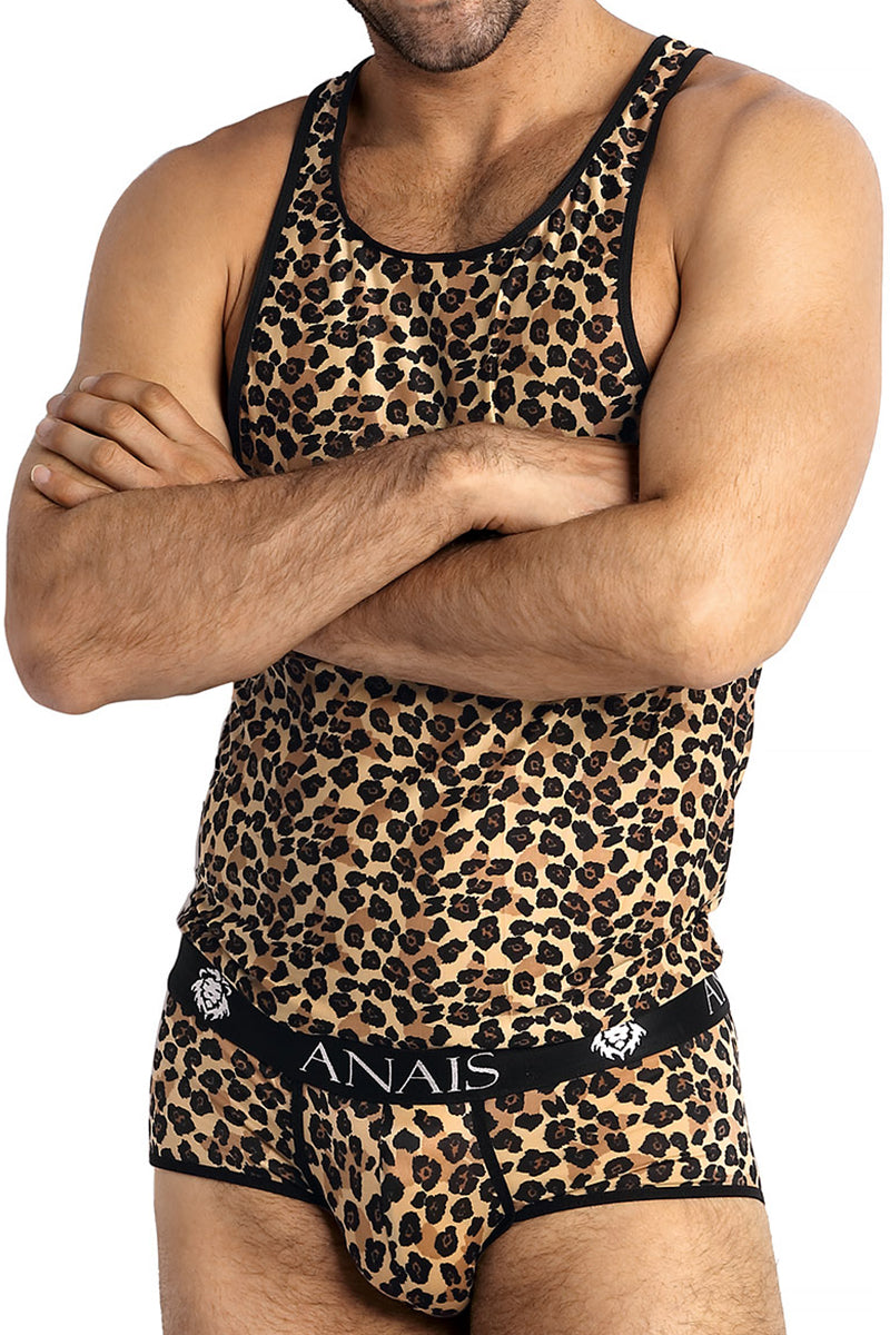 Débardeur homme imprimé léopard Mercury Anaïs for Men