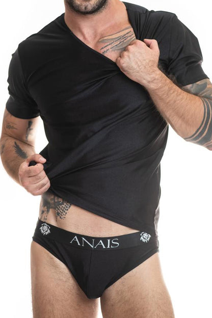 T-shirt homme près du corps noir opaque Petrol Anaïs for Men