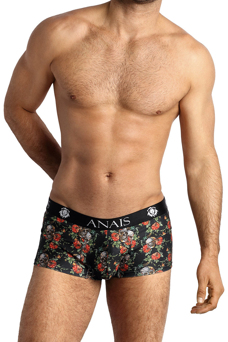 Boxer imprimé crânes et roses rock Power Anaïs for Men