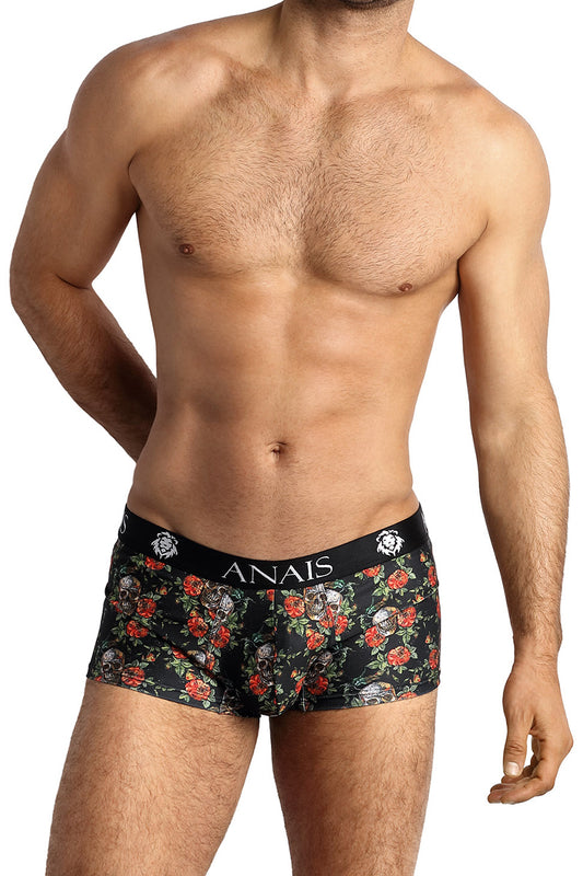 Boxer imprimé crânes et roses rock Power Anaïs for Men