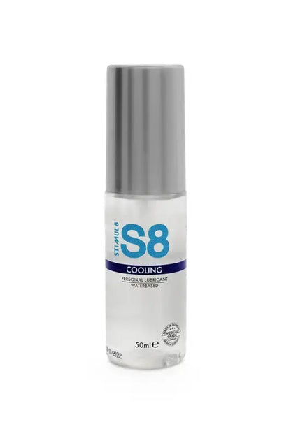 Lubrifiant rafraichissant S8 50ml en flacon, conçu pour un effet rafraîchissant unique en moments intimes.