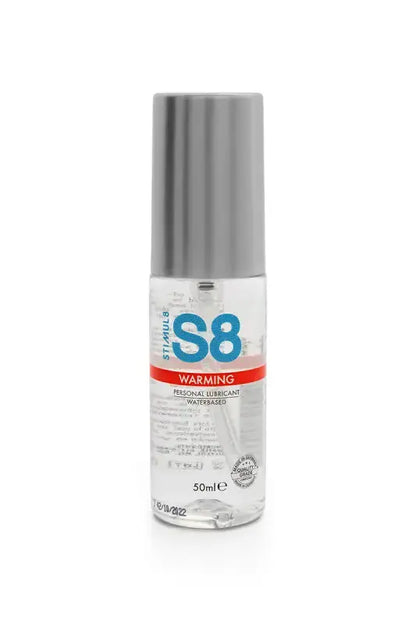 Lubrifiant chauffant S8 en flacon de 50ml pour une expérience intime chauffante.