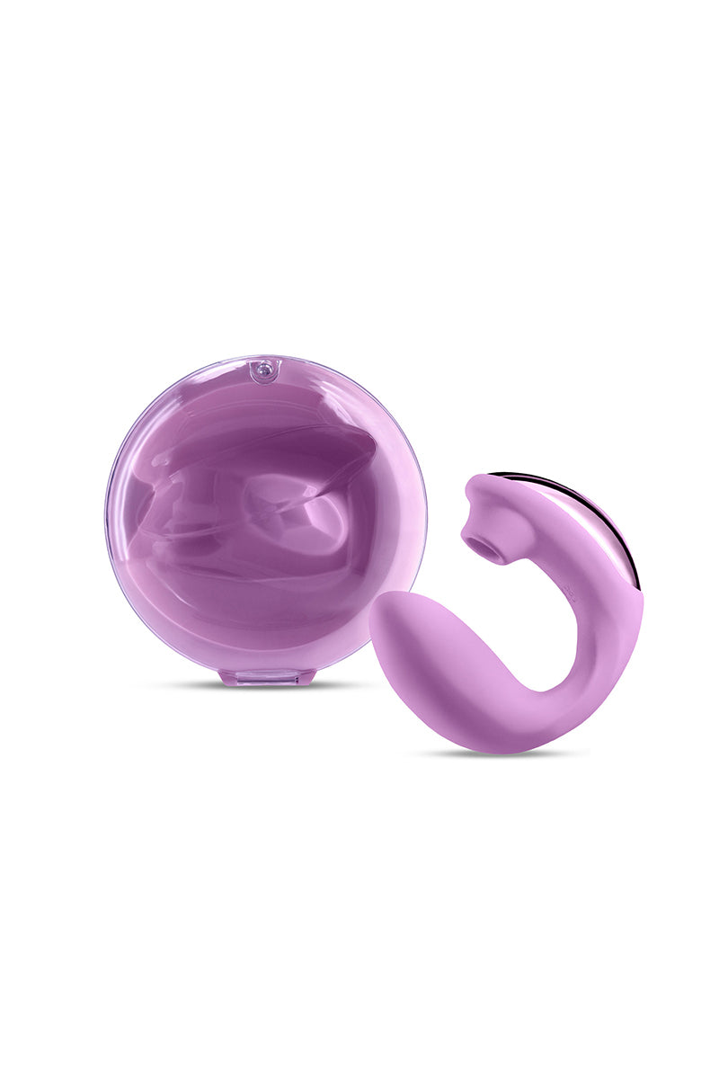 Double stimulateur clitoris et point G Euphoria rose NS Novelties