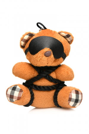 Porte-clés Teddy Bear en tenue Bondage · Master Series