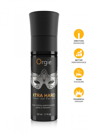 Gel stimulant l'excitation et l'érection Xtra Hard · Orgie