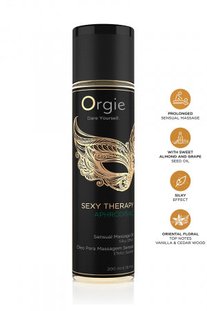 Huile De Massage Sensuelle Sexy Therapy Aphrodisiac 200ml · Orgie