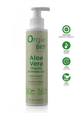 Gel Intime Bio à Base d'Eau à l'Aloe Vera · Orgie