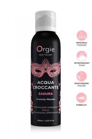 Mousse de massage effervescente Sakura 150ml · Orgie