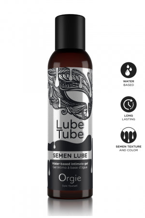 Gel intime naturel Lube Tube Semen Lube 150ml · Orgie