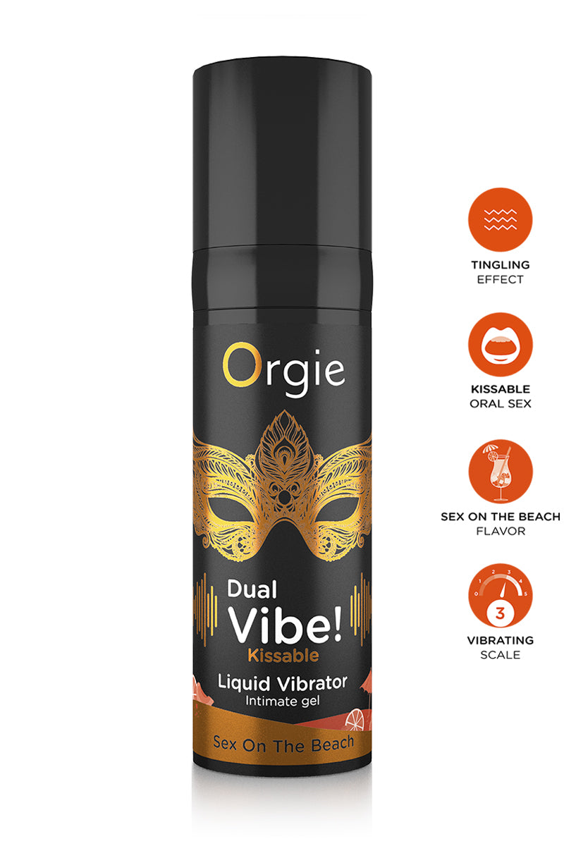 Gel stimulant embrassable Sex On The Beach Dual Vibe Orgie