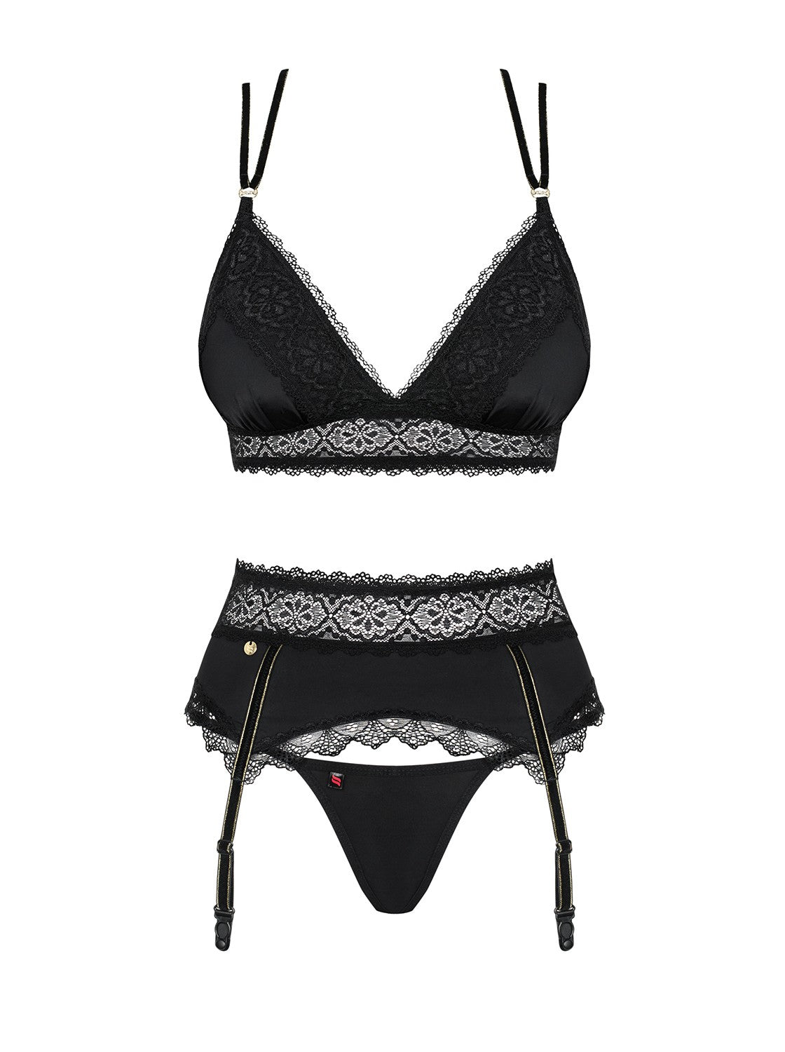 Lolitte Ensemble 3 pcs Noir · Obsessive · vue 5