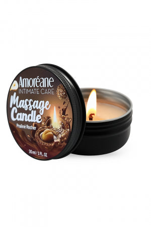 Bougie de massage Rocher Praliné · Amoreane