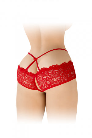 Culotte ouverte rouge Celia · Fashion Secret