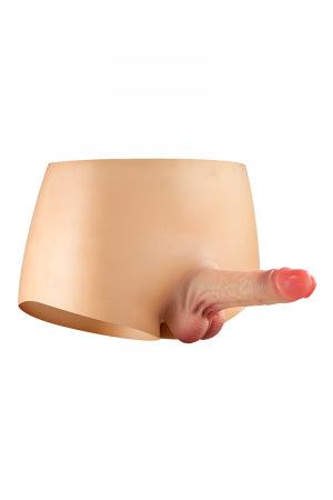 Culotte avec gode réaliste plein · Real Body