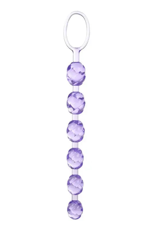 Perles anales violettes pour des jeux excitants