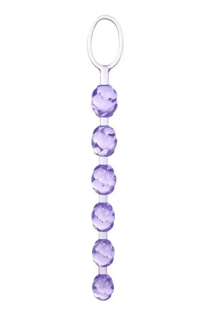 Perles anales violettes pour des jeux excitants