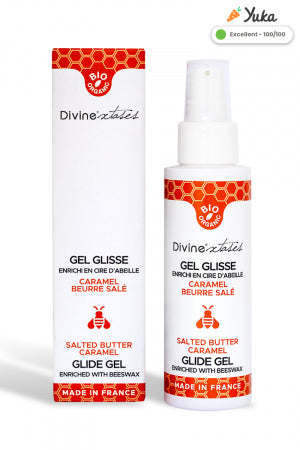 Lubrifiant Bio caramel beurre salé 100ml Divinexstases · Divinextases