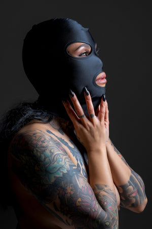 Cagoule BDSM 3 ouvertures · Taboom