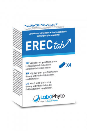 Erectab (4 comprimés) Stimulant sexuel · Labophyto