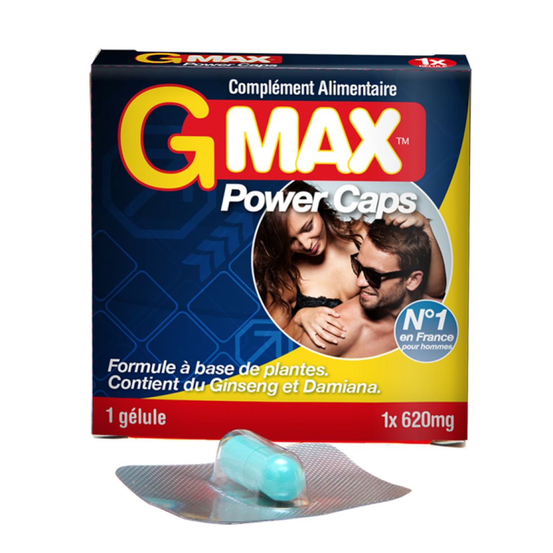 Power Caps Homme 1 gélule · Gmax