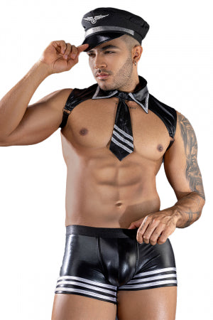 Costume commandant de bord sexy 4 pièces · J Lingerie
