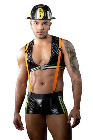 Costume pompier sexy 4 pièces · J Lingerie
