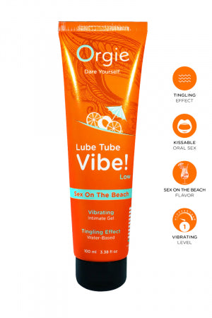 Lubrifiant Lube Tube Vibe (Low) Sex On The Beach 100ml · Orgie