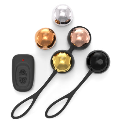 Boules de Geisha vibrantes télécommandées Training Balls Dorcel