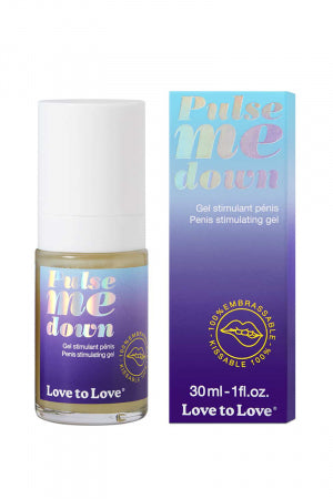 Gel stimulant pénis Pulse Me Down 30ml · Love to Love