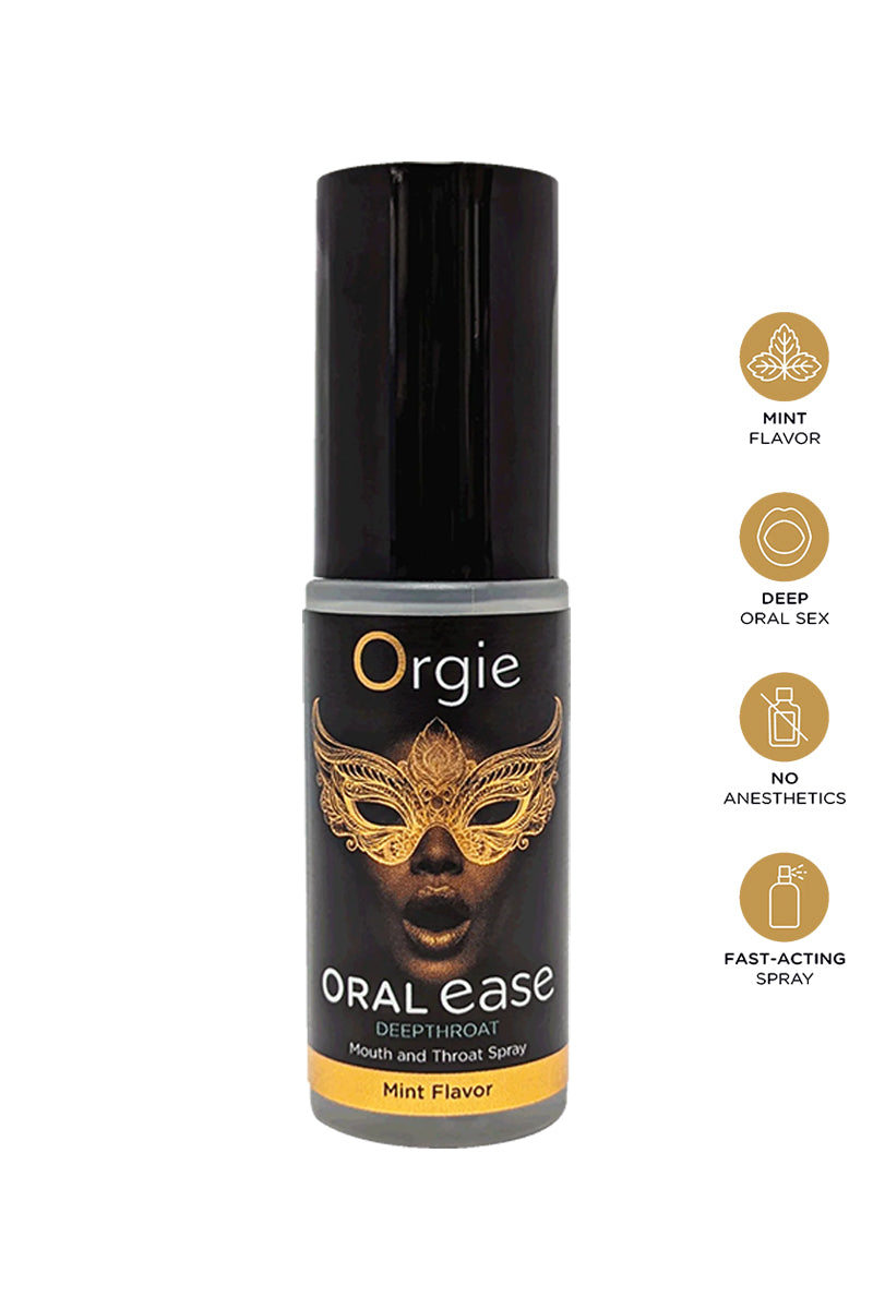Spray buccal pour sexe oral Oral Ease menthe Orgie