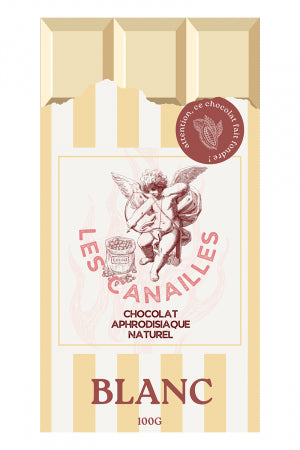 Chocolat blanc Tablette 100g · Les canailles