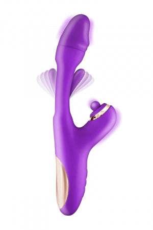 Vibromasseur rabbit 3-en-1 Joyfully violet · Yoba