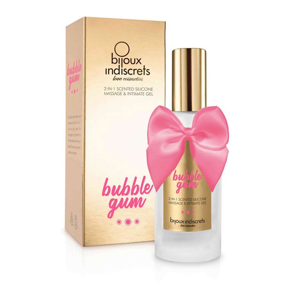 Gel 2 en 1 Intime et massage silicone Bubble gum 100 ml · Bijoux Indiscrets · vue 4