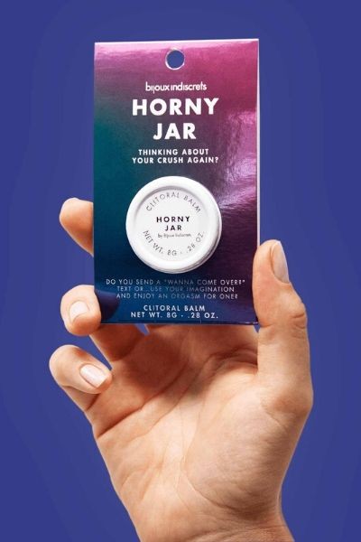 Baume clitoridien chauffant santal Horny Jar Bijoux Indiscrets
