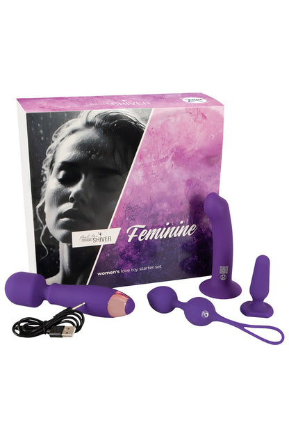 Coffret 4 sextoys pour femme Starter Set Feminine Magic Shiver