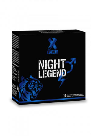 Booster sexuel masculin à effet rapide Night Legend (10 gélules) · XPower