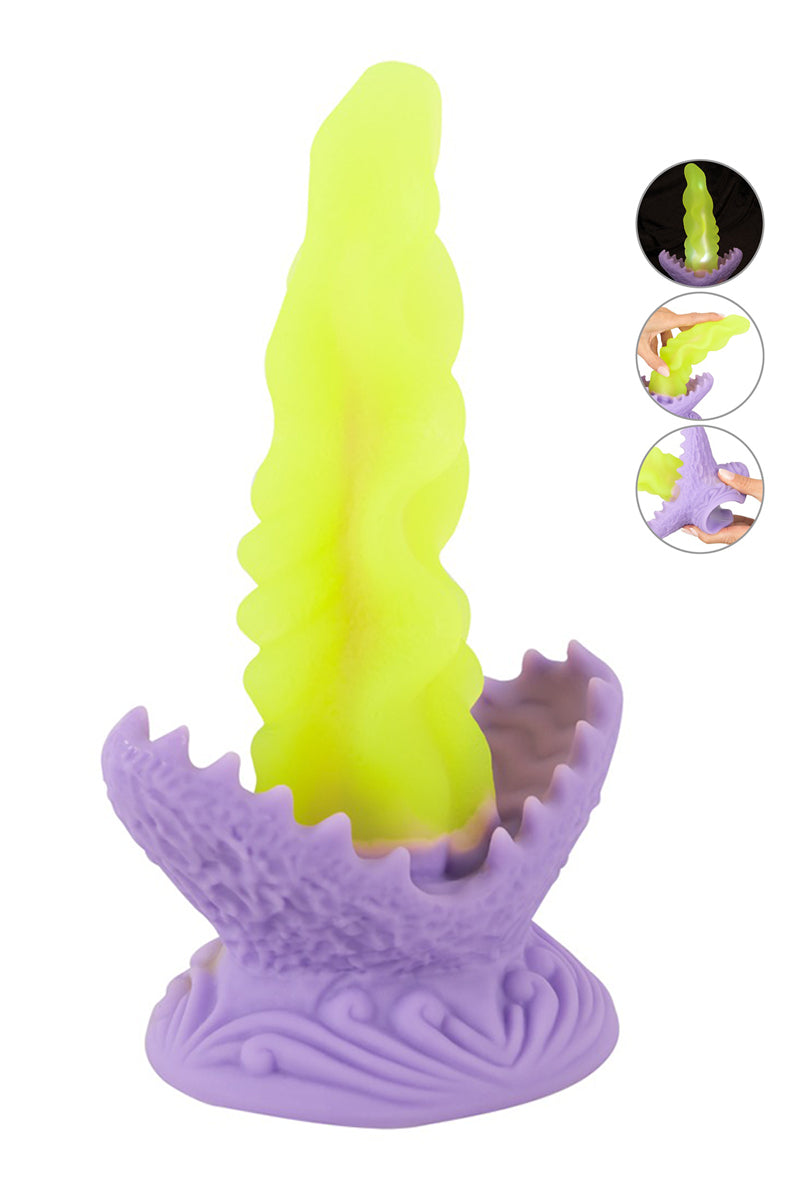 Gode lumineux LED à ventouse Passionate Plant Beasty Cocks