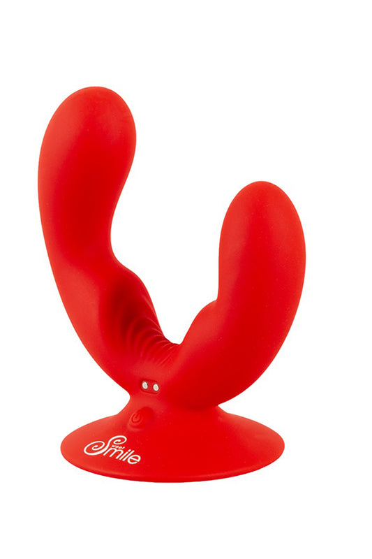 Double vibromasseur DP à ventouse Dual Vibrator Sweet Smile