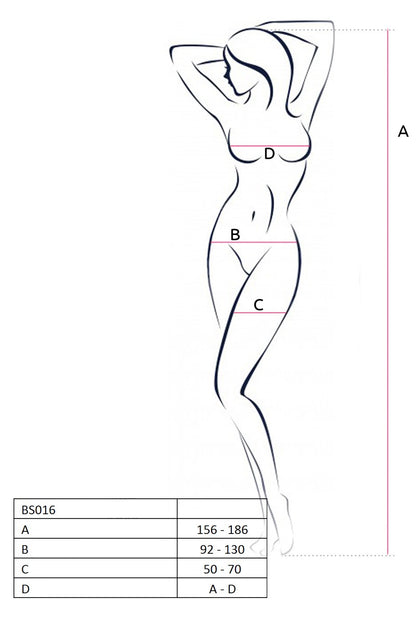 Bodystocking Noir dentelle · Passion Lingerie · vue 3