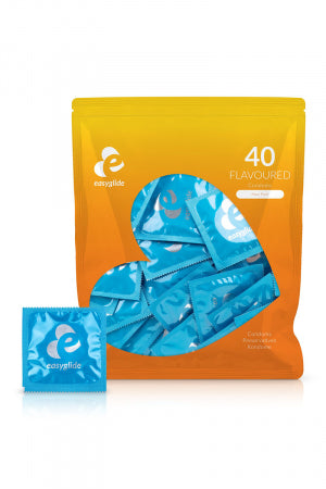 40 préservatifs parfumés · Easyglide