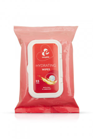 25 lingettes hydratantes avec lubrifiant et huiles · Easyglide