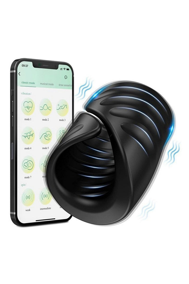 Masturbateur masculin connecté Erowave noir DIK